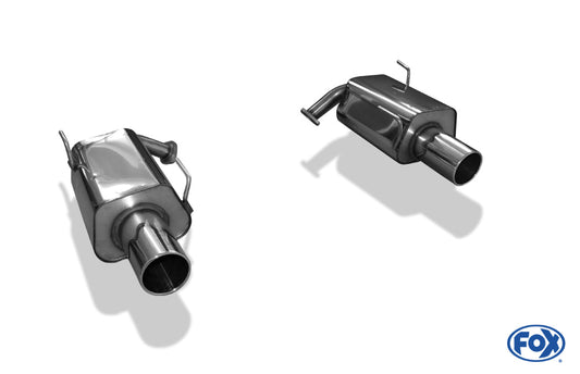 Subaru Legacy V Station Wagon - BR Endschalldämpfer rechts/links - 1x114 Typ 12 rechts/links mit Y-Verbindungsrohr