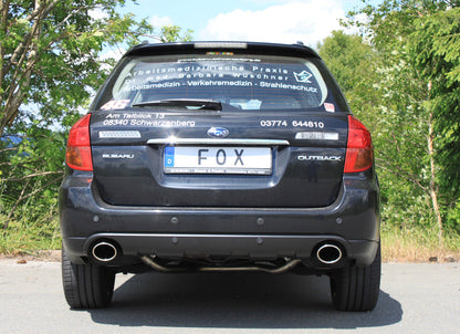Subaru Outback/ Legacy Outback BP - Kombi (Station Wagon) Endschalldämpfer rechts/links - 115x85 Typ 44 rechts/links