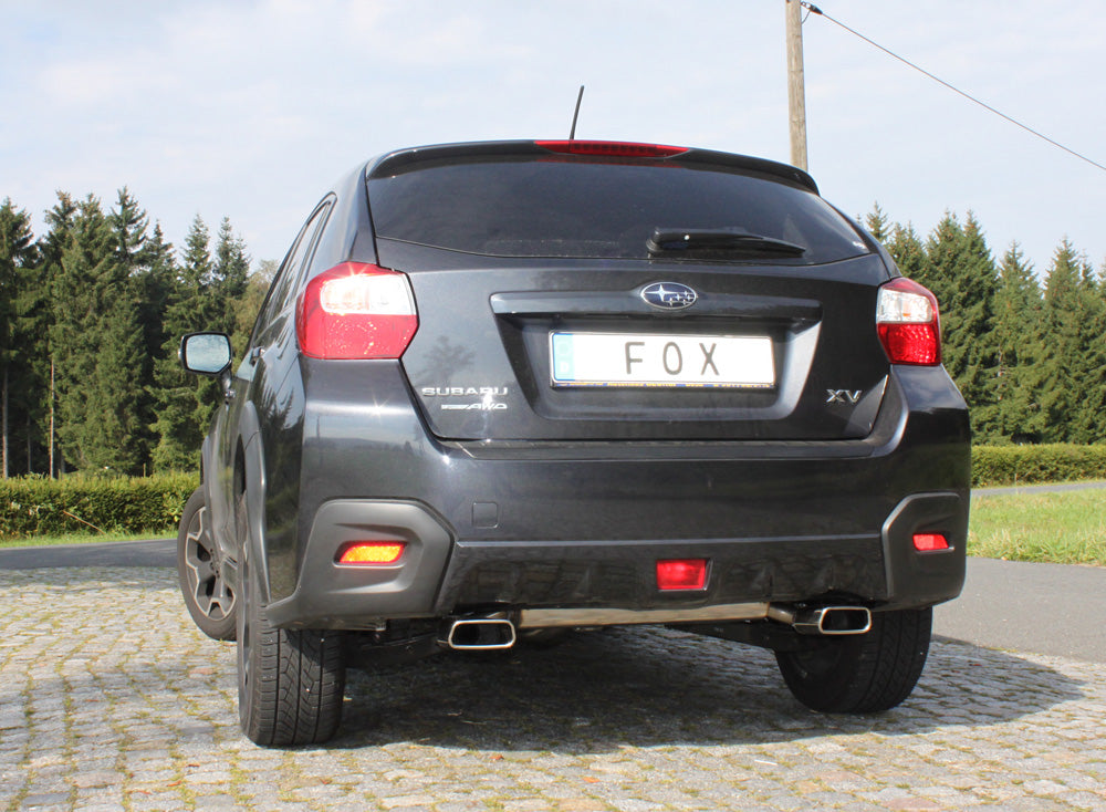 Subaru XV Endschalldämpfer quer Ausgang rechts/links - 145x65 Typ 59 rechts/links