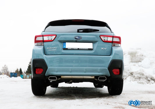 FOX Subaru XV - G5 Endschalldämpfer quer Ausgang rechts/links - 145x65 Typ 59 rechts/links