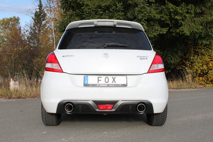 Suzuki Swift Sport IV Endschalldämpfer Ausgang rechts/links - 1x100 Typ 16 rechts/links