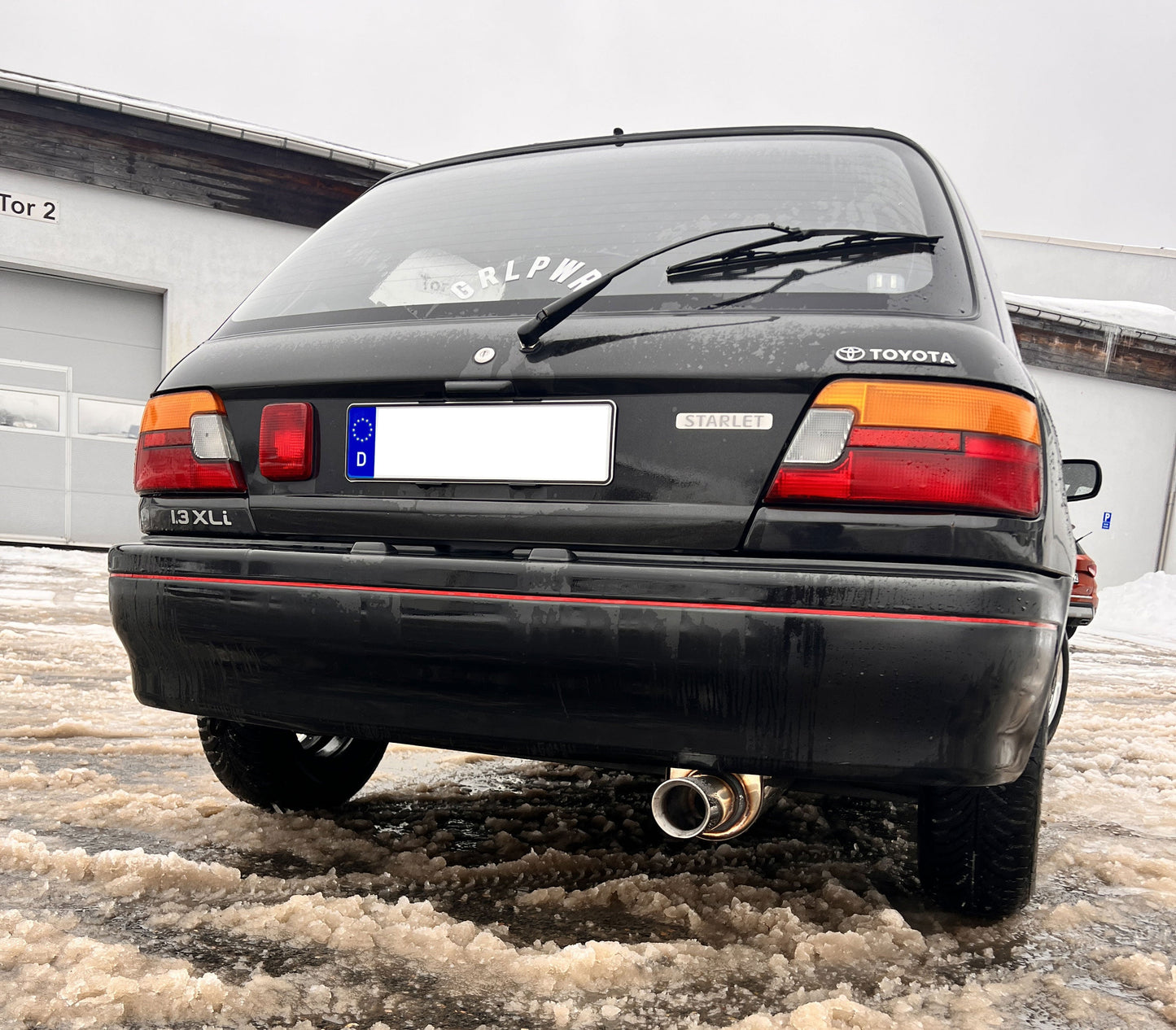 FOX Toyota Starlet P8 Endschalldämpfer - 1x80 Typ 25