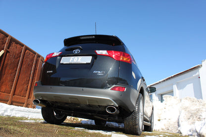 Toyota RAV 4 IV Endrohrsystem rechts/links passend auf FOX-Mittelschalldämpfer - 140x90 Typ 44 rechts/links