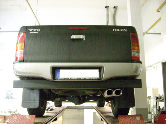 Toyota Hilux III KUN25 - Double Cap - Double Cap Endrohrsystem - 2x93x79 Typ 71
