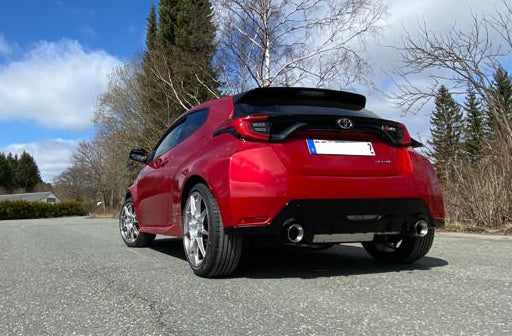 FOX Toyota Yaris P21 GR Endschalldämpfer quer Ausgang rechts/links - 1x100 Type 25 rechts/links