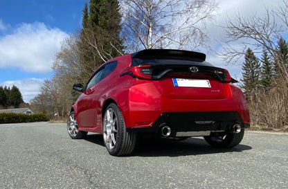 FOX Toyota Yaris P21 GR Endschalldämpfer quer Ausgang rechts/links - 1x100 Type 25 rechts/links