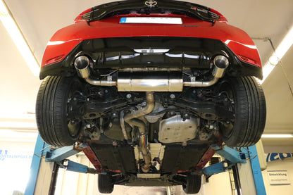 FOX Toyota Yaris P21 GR Endschalldämpfer quer Ausgang rechts/links - 1x100 Type 25 rechts/links