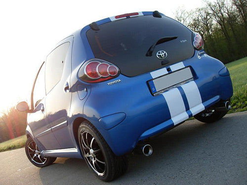 CitroenC1/ Toyota Aygo Endschalldämpfer Ausgang rechts/links - 1x90 Typ 13 rechts/links