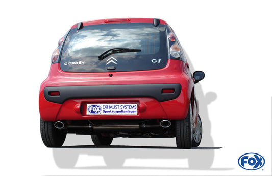 CitroenC1/ Toyota Aygo Endschalldämpfer Ausgang rechts/links - 106x71 Typ 33 rechts/links