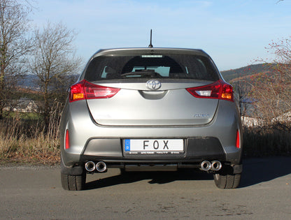 Toyota Auris Benzin - E18 Endschalldämpfer rechts/links - 2x90 Typ 13 rechts/links