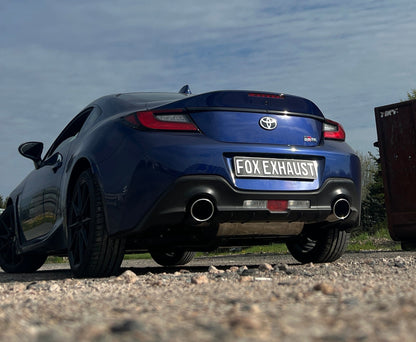 FOX Toyota GR86 Endschalldämpfer - 129x106 Typ 32 rechts/links