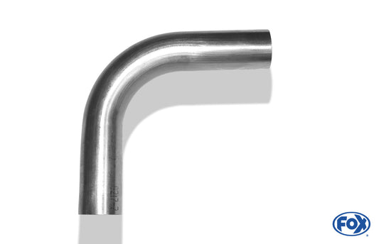 FOX Uni-Rohrbogen 90° ungeweitet - d1Ø 40mm Schenkellänge L1: ca. 90mm - Radius: 75mm