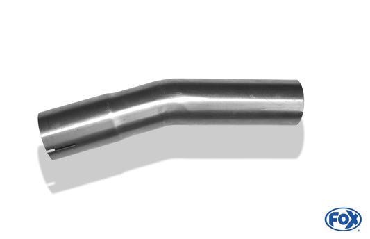 FOX Uni-Rohrbogen 15° geweitet - d1Ø 55mm Schenkellänge L1: ca. 140mm - Radius: 82,5mm