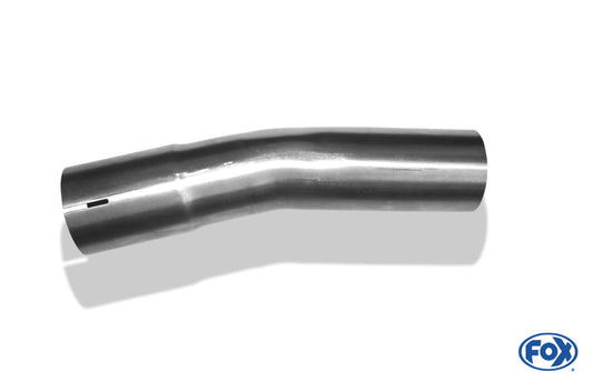 FOX Uni-Rohrbogen 15° geweitet - d1Ø 63mm Schenkellänge L1: ca. 135mm - Radius: 94,5mm