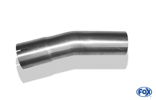 FOX Uni-Rohrbogen 15° geweitet - d1Ø 70mm Schenkellänge L1: ca. 140mm - Radius: 105mm