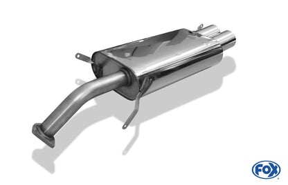 Volvo V40/ S40 Endschalldämpfer  - 2x80 Typ 13