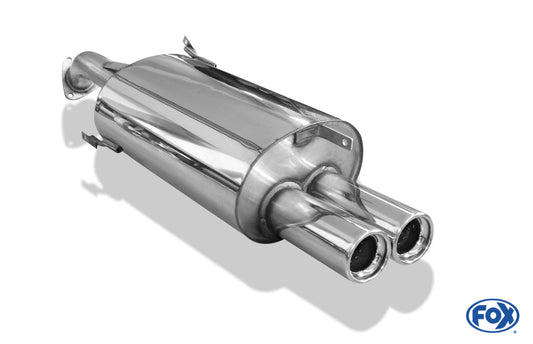 Volvo V40/ S40 Endschalldämpfer - 2x80 Typ 13