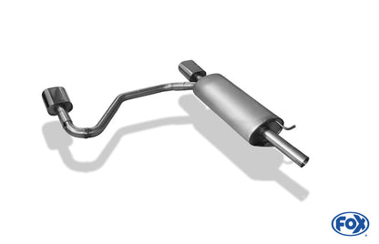 VW Passat 3B/ 3BG Endschalldämpfer Ausgang rechts/links - 135x80 Typ 53 rechts/links