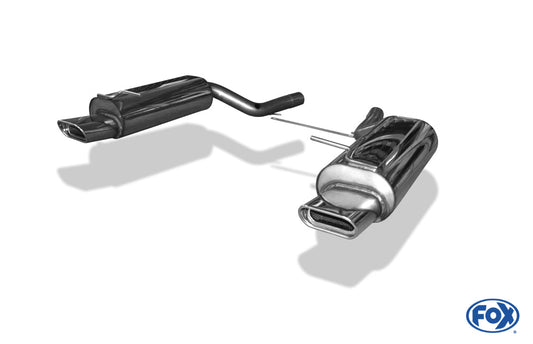 VW Passat 3B/ 3BG 4-Motion Endschalldämpfer rechts/links - 150x70 Typ 53 rechts/links