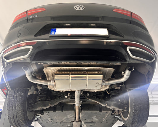 FOX VW Passat B8 GTE Endschalldämpfer Ausgang rechts/links - Endrohre hinter der Stoßstange