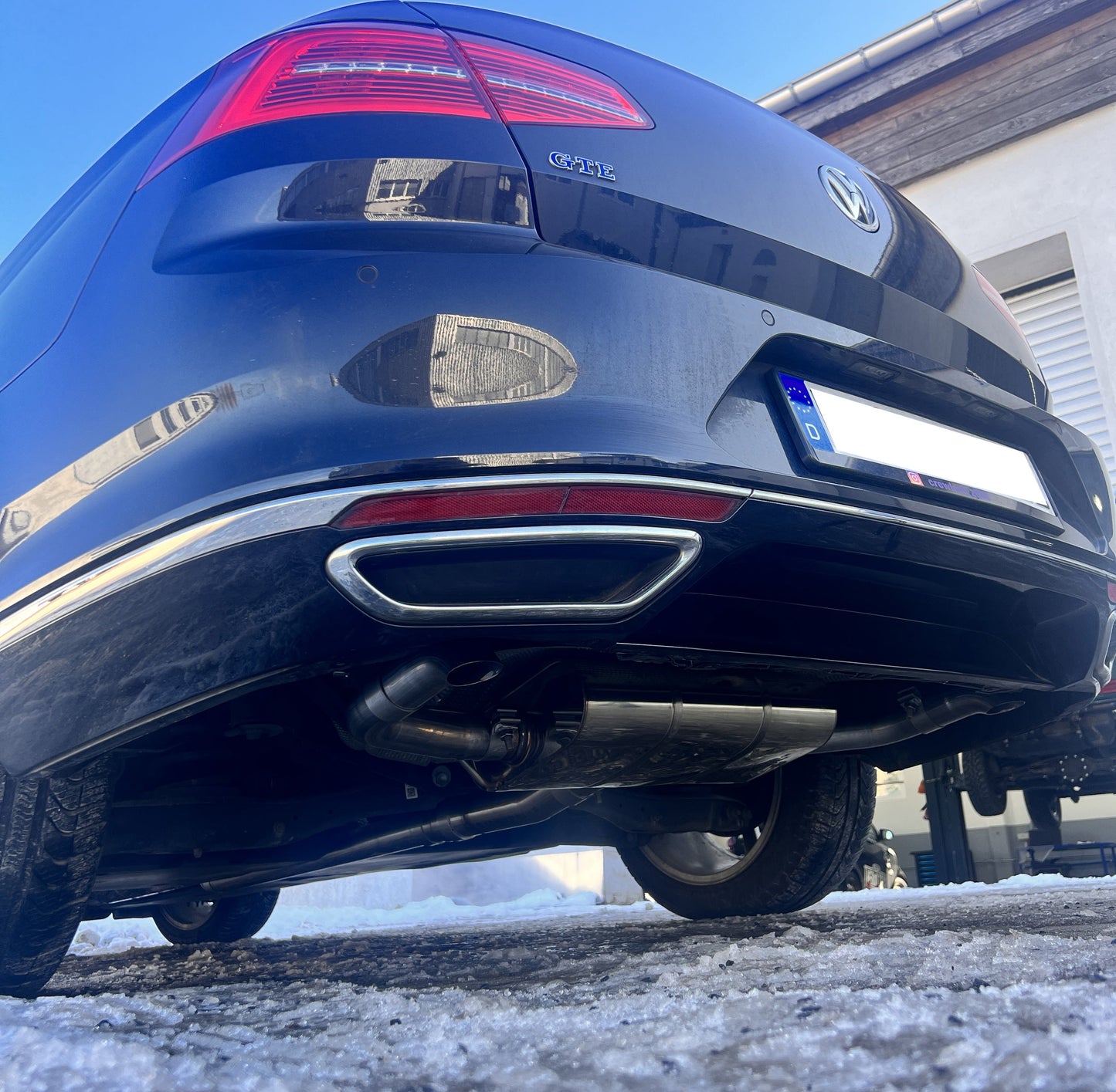 FOX VW Passat B8 GTE Endschalldämpfer Ausgang rechts/links - Endrohre hinter der Stoßstange