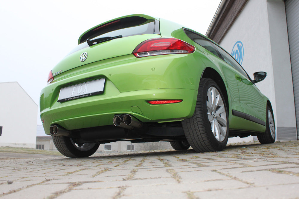 VW Scirocco - 13 Endschalldämpfer Ausgang rechts/links - 2x80 Typ 25 rechts/links