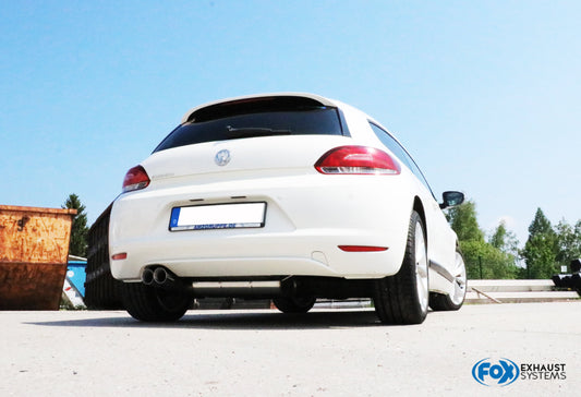 FOX VW Scirocco - 13 Endschalldämpfer - 2x76 Typ 25