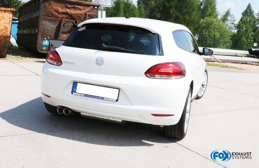 FOX VW Scirocco - 13 Endschalldämpfer - 2x76 Typ 25