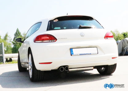FOX VW Scirocco - 13 Endschalldämpfer - 2x76 Typ 25