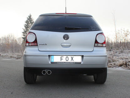 VW Polo 9N Endschalldämpfer - 2x70 Typ 13