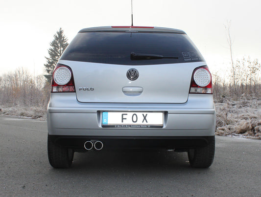 VW Polo 9N Endschalldämpfer - 2x70 Typ 13
