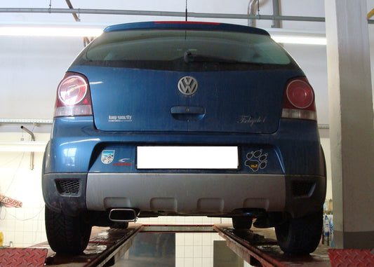 VW Polo 9N Cross Endschalldämpfer - 145x65 Typ 59