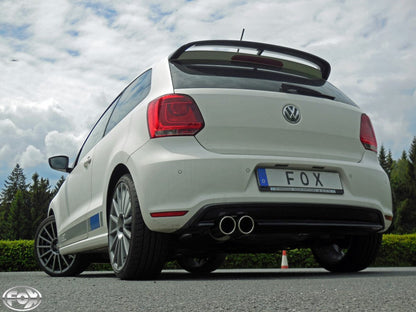 VW Polo 6R - WRC Endschalldämpfer 63,5mm - 2x90 Typ 16
