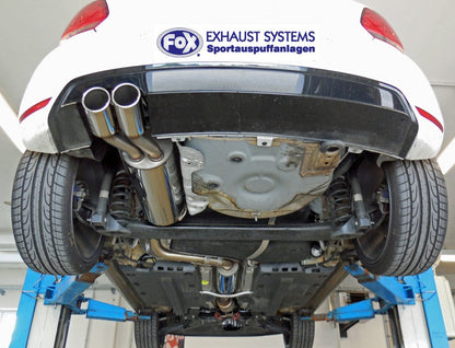 VW Polo 6R - WRC Endschalldämpfer 63,5mm - 2x90 Typ 16