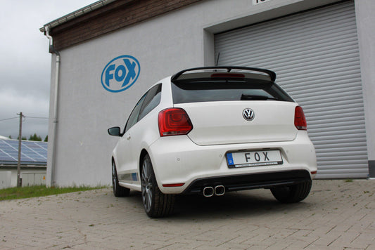 VW Polo 6R - WRC Endschalldämpfer 63,5mm - 2x88x79 Typ 70
