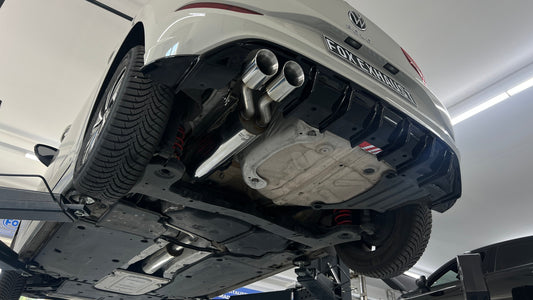 FOX VW Polo AW Facelift Endschalldämpfer - 2x90 Typ 25