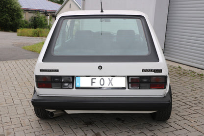 VW Golf I GTI Endschalldämpfer Ø63,5mm - 1x63,5 Typ 10 nach links führend