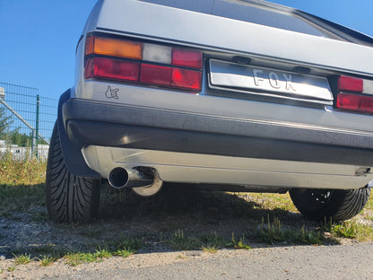 VW Golf I GTI Endschalldämpfer Ø63,5mm - 1x63,5 Typ 10 nach links führend