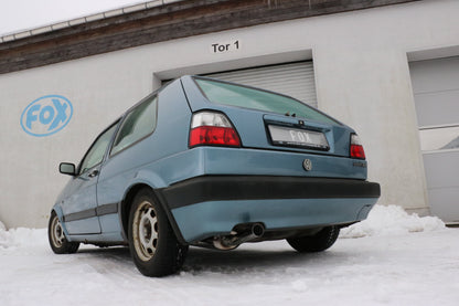 FOX VW Golf II Typ 19E Endschalldämpfer - 1x63 Typ 10