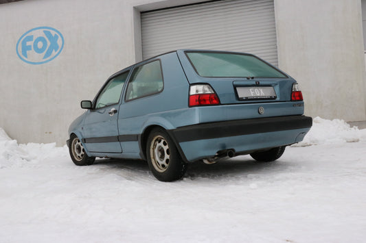 FOX VW Golf II Typ 19E Endschalldämpfer - 1x63 Typ 10