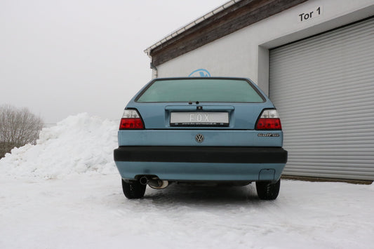 FOX VW Golf II Typ 19E Endschalldämpfer - 1x63 Typ 23