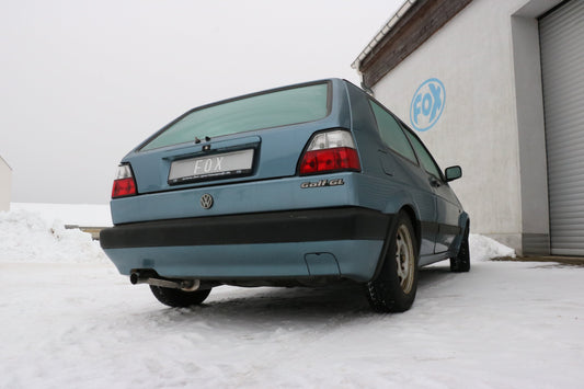 FOX VW Golf II Typ 19E Endschalldämpfer - 1x63 Typ 23
