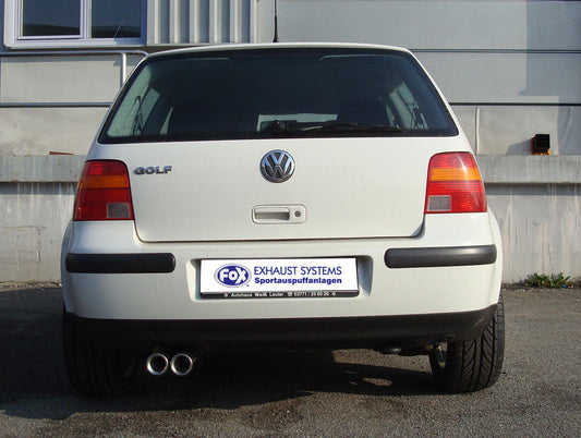 VW Golf IV Endschalldämpfer - 2x76 Typ 13