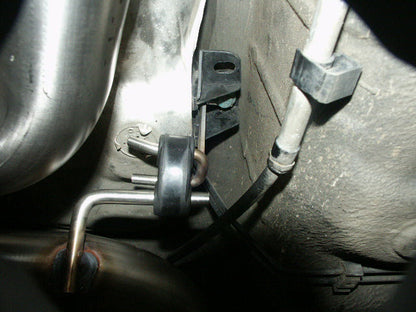 VW Golf IV 3-türig Endschalldämpfer Side Pipe - 130x50 Typ 50 Ausgang auf Fahrerseite