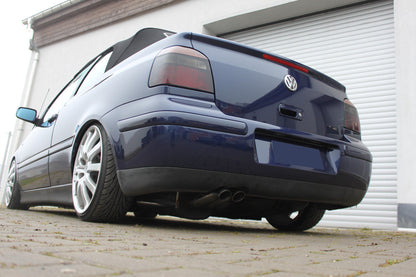VW Golf IV Cabriolet Endschalldämpfer - 2x63 Typ 28