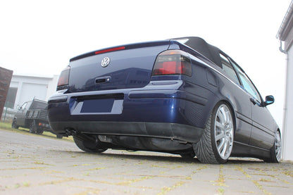 VW Golf IV Cabriolet Endschalldämpfer - 2x63 Typ 28