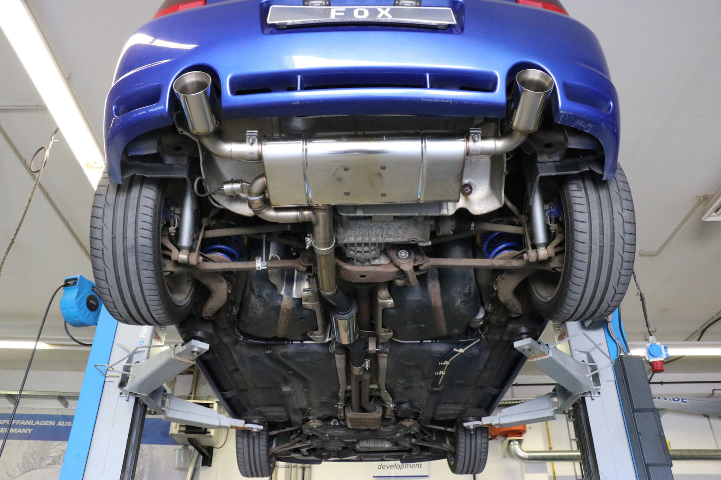 FOX VW Golf IV R32 Endschalldämpfer Ausgang rechts/links - 1x100 Typ 24 rechts/links