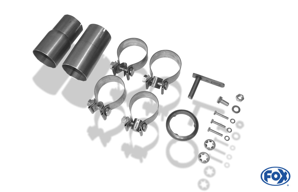 Audi A3 - 8P (3-Türer) Endschalldämpfer Ø70mm einseitig - 129x106 Typ 32