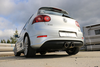 VW Golf V R32 Endschalldämpfer Ausgang mittig - 2x100 Typ 16