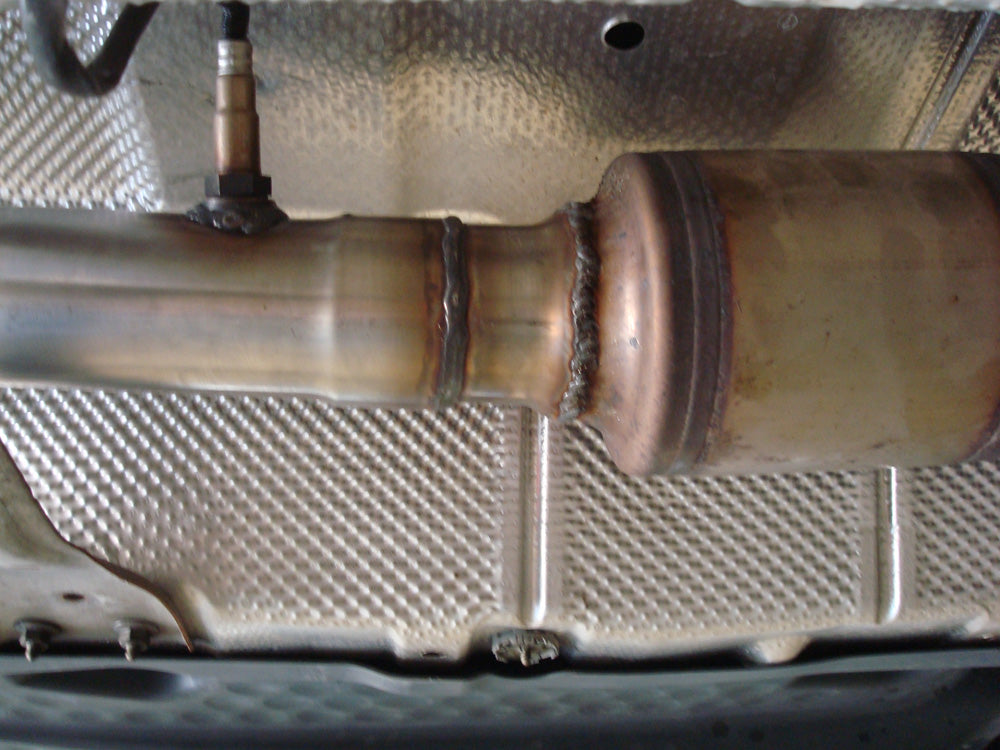 VW Scirocco - 13 (2,0l) Verbindungsrohr Mittelschalldämpfer/KAT - Rohrdurchmesser: 70mm